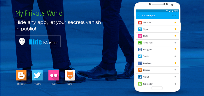 Hide Master for Android: Create to hide your little secrets