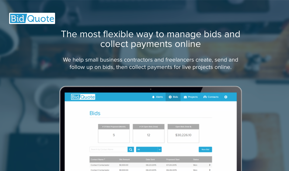 BidQuote Web App Review