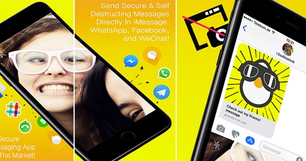 Pronto! – a secretive messaging app!