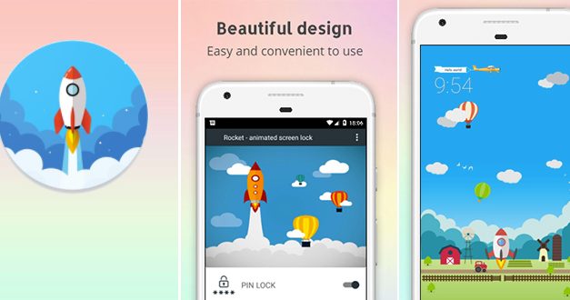 Rocket – Animated Screen Lock