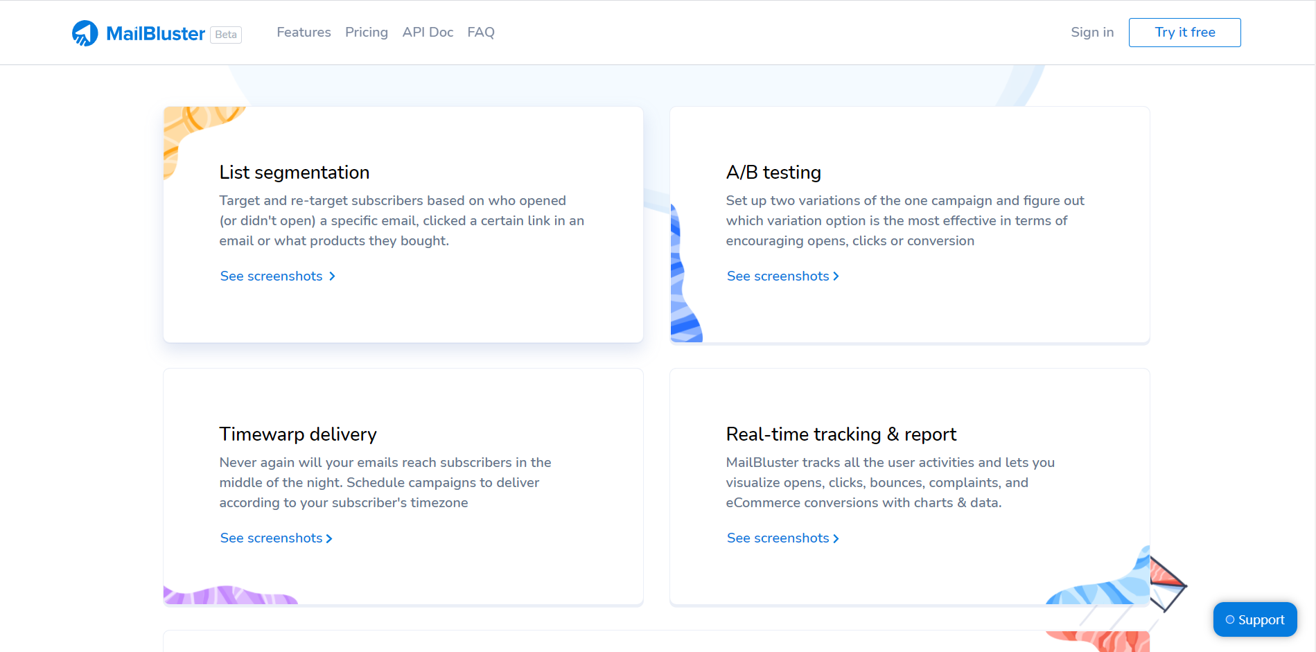 types of email templates - mailbluster Images High... MailBluster