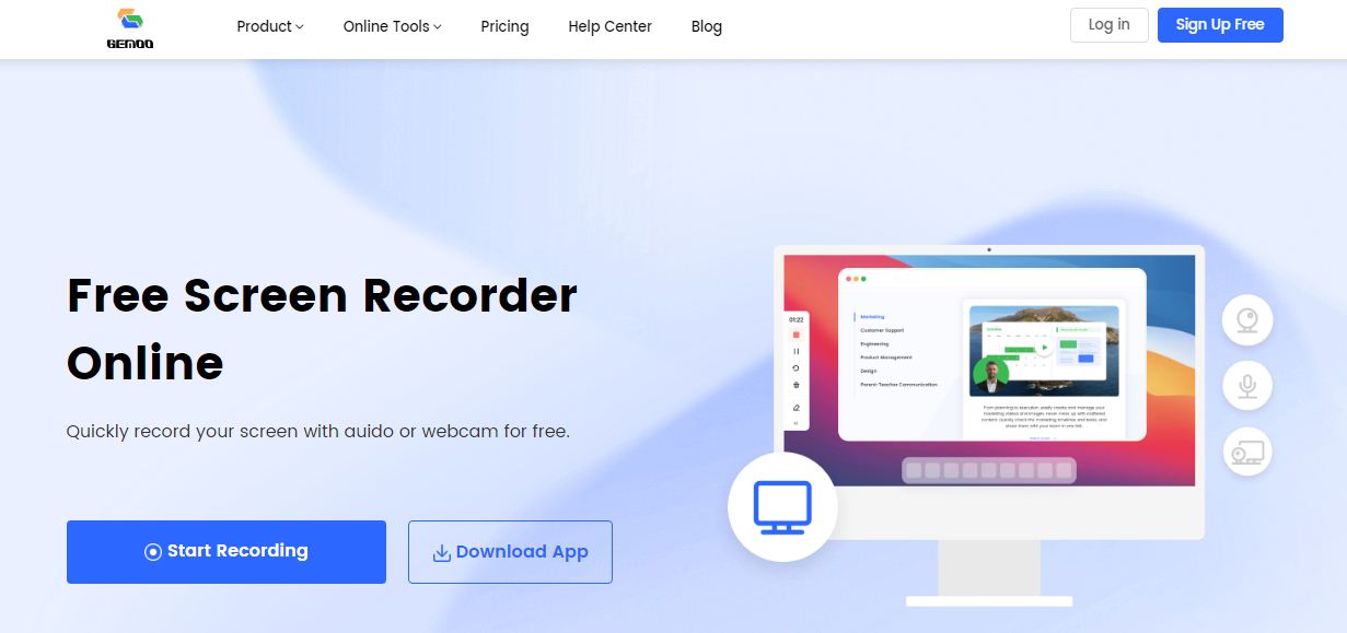 Gemoo Online Screen Recorder