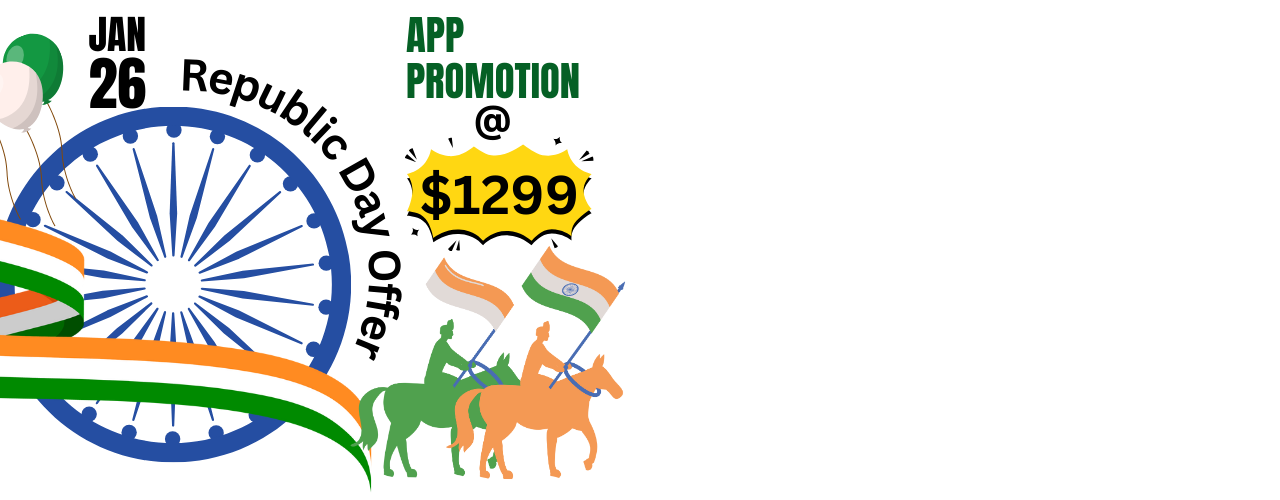 Avail Republic Day Special App Promotion Offer from App Marketing Plus