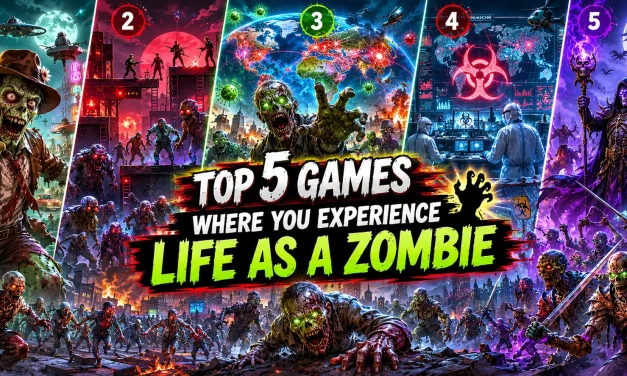 Top 5 Games Where You Experience Life as a Zombie