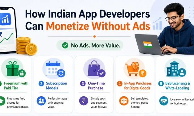 How Indian App Developers Can Monetize Without Ads