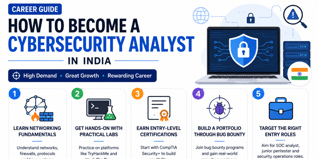 Career Guide: How to Become a Cybersecurity Analyst in India