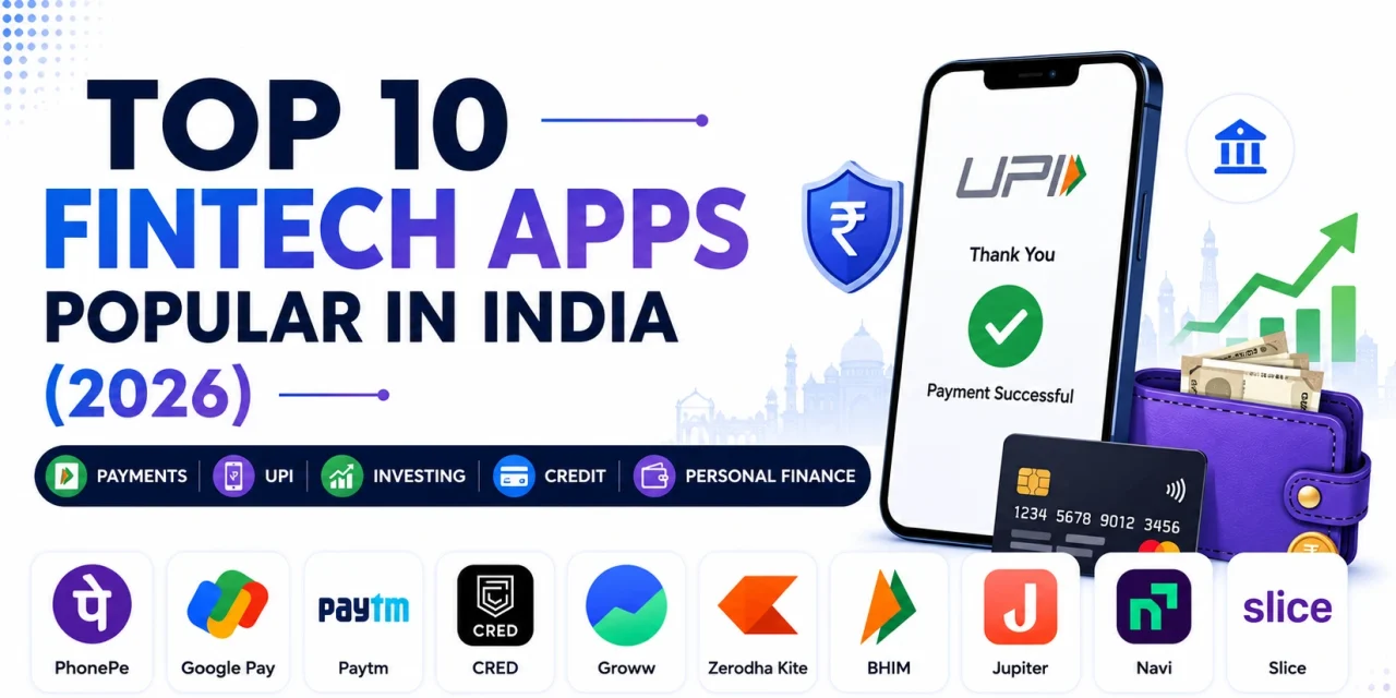 Top 10 Fintech Apps Popular Among Indian Users in 2026