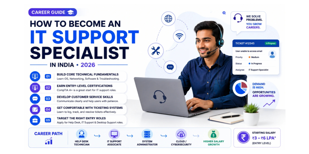 Career Guide: How to Become an IT Support Specialist in India