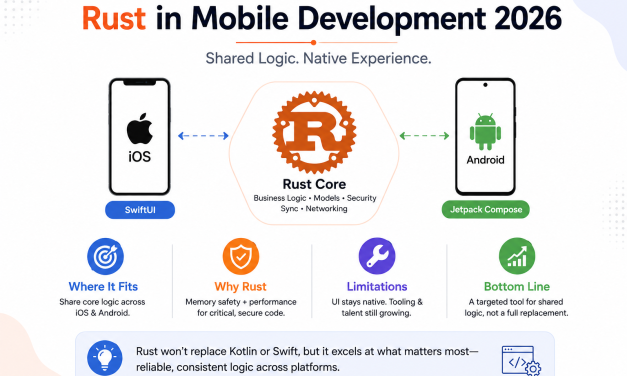 Rust in Mobile Development 2026: Is It Ready to Replace Kotlin and Swift for Core Logic?