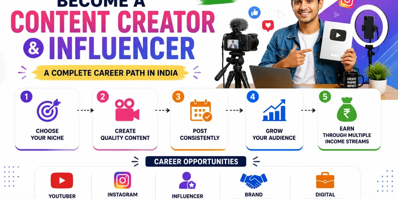 Career Guide: How to Become a Content Creator and Influencer in India