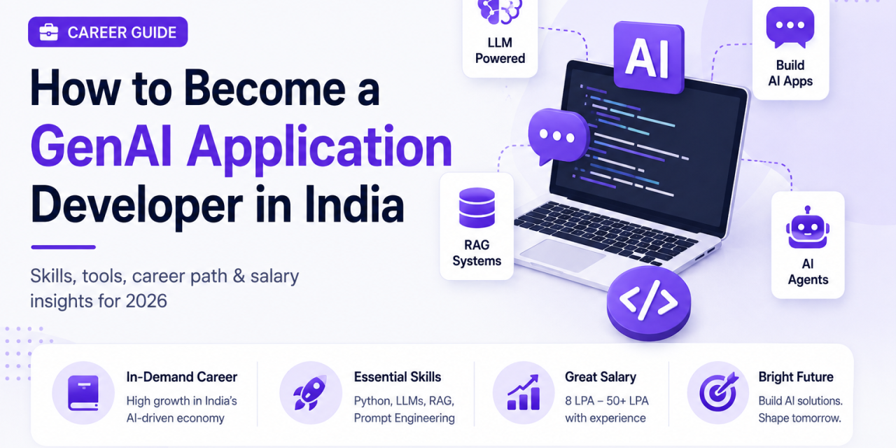 Career Guide: How to Become a GenAI Application Developer in India