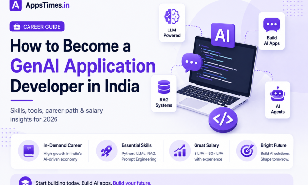 Career Guide: How to Become a GenAI Application Developer in India