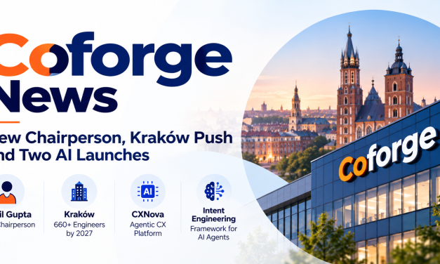 Coforge News: New Chairperson, Kraków Push and Two AI Launches