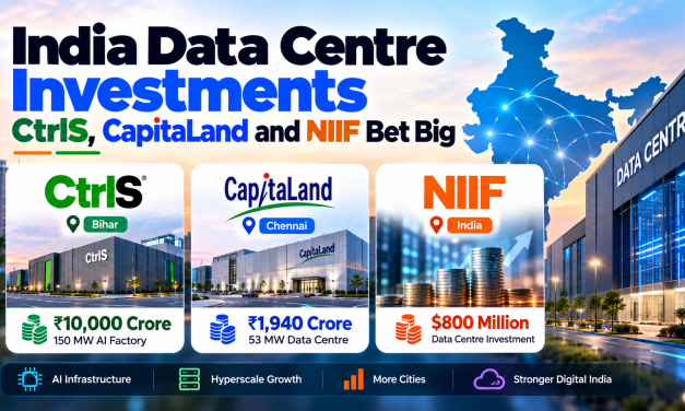India Data Centre Investments: CtrlS, CapitaLand and NIIF Bet Big