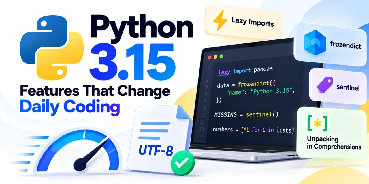 Python 3.15 Features: Lazy Imports, frozendict and a Faster JIT